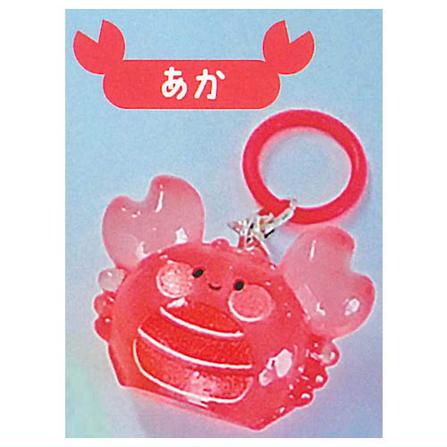 Kani Kani Crab Clear Mejirushi Charm [4.Red]