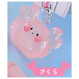 Kani Kani Crab Clear Mejirushi Charm [5.Sakura]
