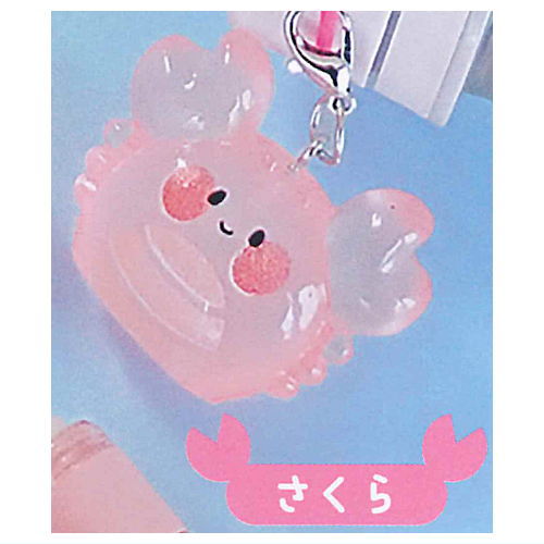 Kani Kani Crab Clear Mejirushi Charm [5.Sakura]