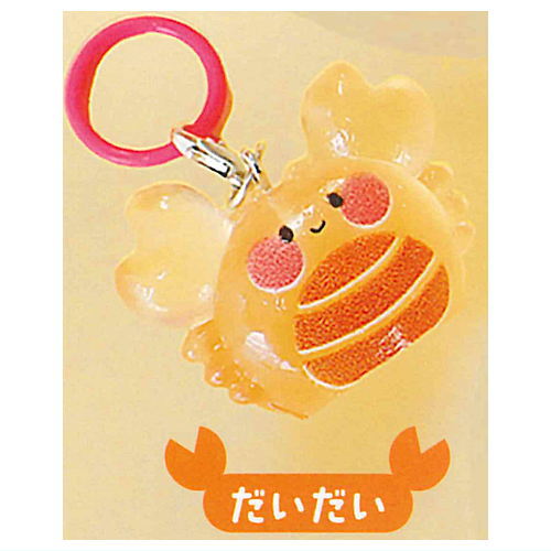 Kani Kani Crab Clear Mejirushi Charm [6.Orange]