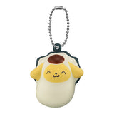 Sanrio Characters Funyufunyu Mascot Narikiri Oyster [3.Pompompurin]