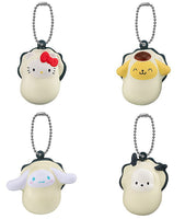 Sanrio Characters Funyufunyu Mascot Narikiri Oyster [All 4 type set(Full Complete)]