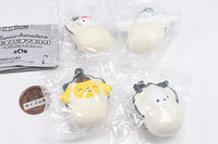 Sanrio Characters Funyufunyu Mascot Narikiri Oyster [All 4 type set(Full Complete)]