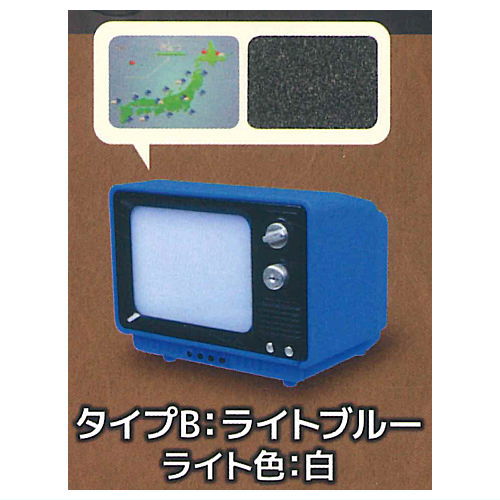 Retro TV Light Mascot Part.3 [4.Type B: Light Blue]