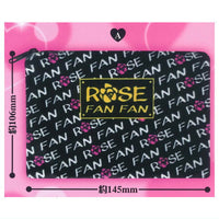 ROSE FAN FAN Die-cut Pouch [1.A]