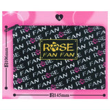 ROSE FAN FAN Die-cut Pouch [1.A]