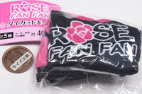 ROSE FAN FAN Die-cut Pouch [2.B]