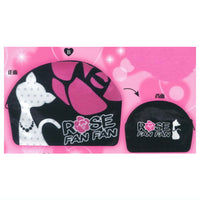 ROSE FAN FAN Die-cut Pouch [2.B]