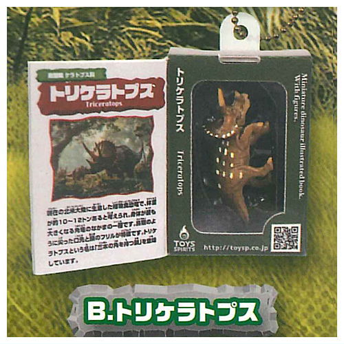 Miniature Encyclopedia Mascot Dinosaur II [2.Triceratops]