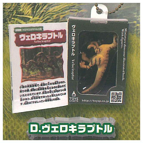 Miniature Encyclopedia Mascot Dinosaur II [4.Velociraptor]