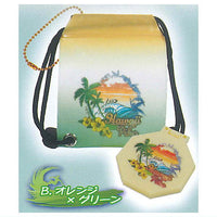 PIKO Miniature Mirror & Knapsack Mascot [2.Orange x Green]