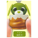 Ochaken Cup in Figure Mascot [1.Ryoku (Green Tea Dog)]
