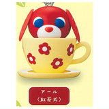 Ochaken Cup in Figure Mascot [4.Aru (Black Tea Dog)]