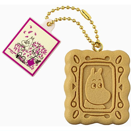 Moomin Shop Patisserie Miniature Keychain [1.Cream Sand Cookie Moomin ]