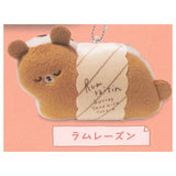 Bear Butter Sand stuffed toy [4.Rum raisin]