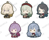 BanG Dream! Ave Mujica Petattonejimaki Rubber Keychain [All 5 type set(Full Complete)]
