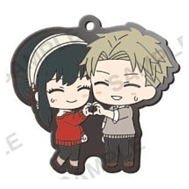 SPYxFAMILY Capsule Rubber Keychain Duo Collection [4.Loid & Yor]