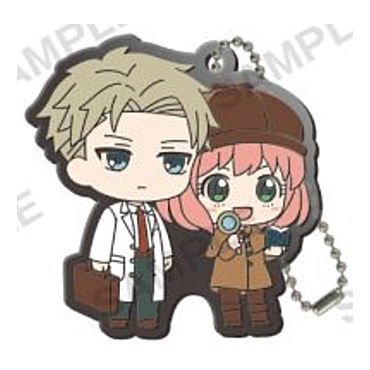 SPYxFAMILY Capsule Rubber Keychain Duo Collection [6.Loid & Anya ]