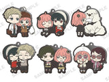 SPYxFAMILY Capsule Rubber Keychain Duo Collection [All 6 type set(Full Complete)]