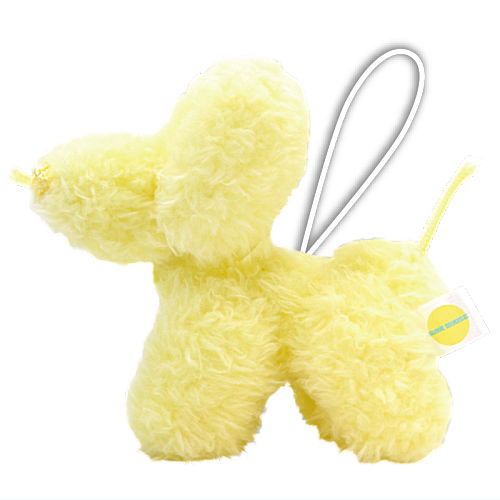 Art Univ. Techni Colour Balloon Dog Plush Toy [2.Lemon]