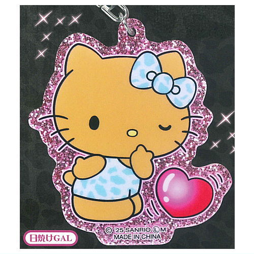 Sanrio Hello Kitty Acrylic Keychain [1.Hiyake GAL]