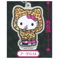 Sanrio Hello Kitty Acrylic Keychain [5.Hood GAL]