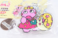 Zawazawamorino Ganko-chan Acrylic Keychain Capsule Toy [4.Ganko-chan & Tsum-chan]