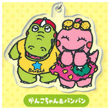 Zawazawamorino Ganko-chan Acrylic Keychain Capsule Toy [5.Ganko-chan & Banban]