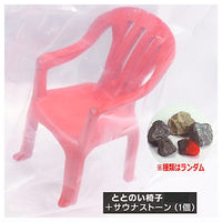 Sauna Kit Subeteni SaunaStone wo soete ver.1.75 [9.Relaxation Chair (red) + sauna stone (1 piece, random)]