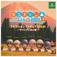 Yurucamp SEASON 3 Collection FigureRICH camp meal hen [All 6 type set(Full Complete)]