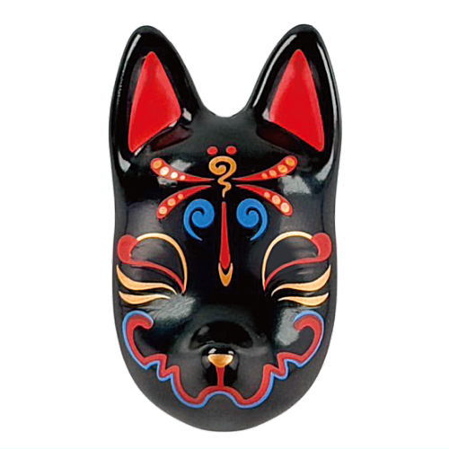 Daikyoya collection Part.11 Hananari Kitsune-men Netsuke  [2.Akiakane]