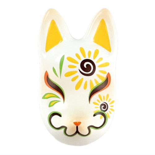 Daikyoya collection Part.11 Hananari Kitsune-men Netsuke  [6.Himawari]