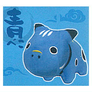 Colorful Akabeko Plush Toy [2.Blue Beko]