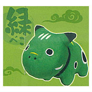 Colorful Akabeko Plush Toy [4.Green Beko]