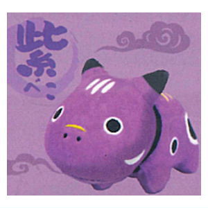 Colorful Akabeko Plush Toy [5.Purple Beko]