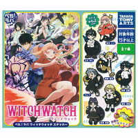 WITCH WATCH Peta! Rubber Witch Watch Sticker [All 7 type set(Full Complete)]