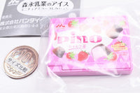 Morinaga Milk Industry Ice Cream Miniature Mirror Collection [5.Pino Amaou Strawberry]