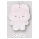 Rabbit Nemu-chan Petit Mascot Plush Toy [2.Strawberry latte]