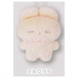 Rabbit Nemu-chan Petit Mascot Plush Toy [4.Milk latte]