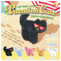 Vacation Cats Plush Charm Collection [All 5 type set (Full Complete)]