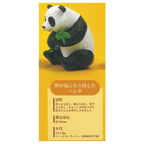 Panda Evolution Figure Collection [3.Sasa ga kininaridashita Panda]