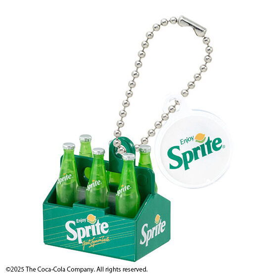 Coca Cola Brand Miniature Charms [4.1990s Sprite Six-pack-carrier]