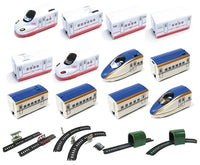 Mini Motor Train Nishi-Kyushu Shinkansen Kamome & E7Class Hokuriku Shinkansen [All 16 type set(Full Complete)]