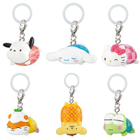Sanrio Characters Otedama Mejirushi Accessory [All 6 type set(Full Complete)]