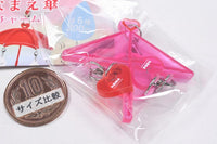 YurayuraTwins Ai Ai Name Umbrella Mejirushi Charm [1.Pink x Heart]