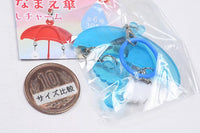 YurayuraTwins Ai Ai Name Umbrella Mejirushi Charm [4.Blue x Mokumoku]