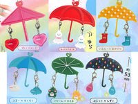 YurayuraTwins Ai Ai Name Umbrella Mejirushi Charm [All 6 type set(Full Complete)]