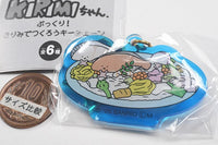 KIRIMI-chan Pukkuri! Kirimi de tsukuro keychain [4.KIRIMI-chan, Saba-kun, & Kamaboko-chan Chirashi Sushi]