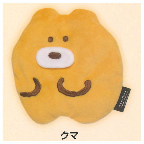 MokMoku chan Fuwafuwa Pouch [3.Bear]