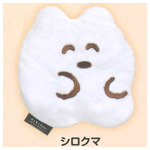 MokMoku chan Fuwafuwa Pouch [5.Polar bear]